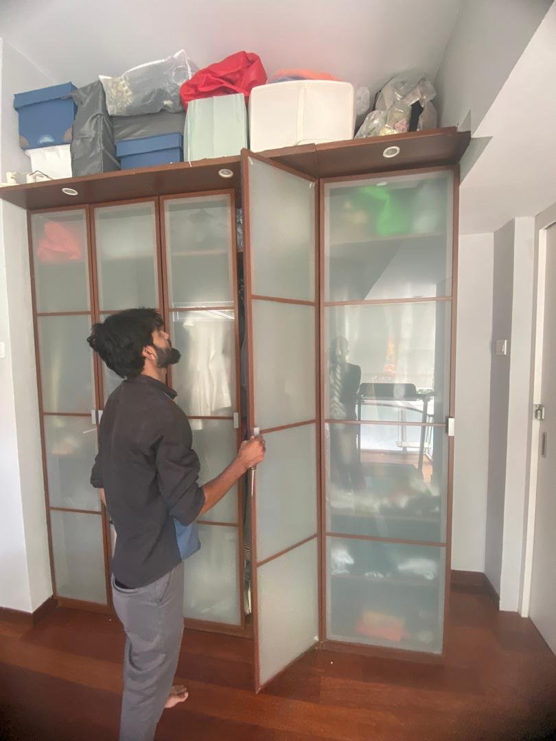 General handyman fixing door in KL